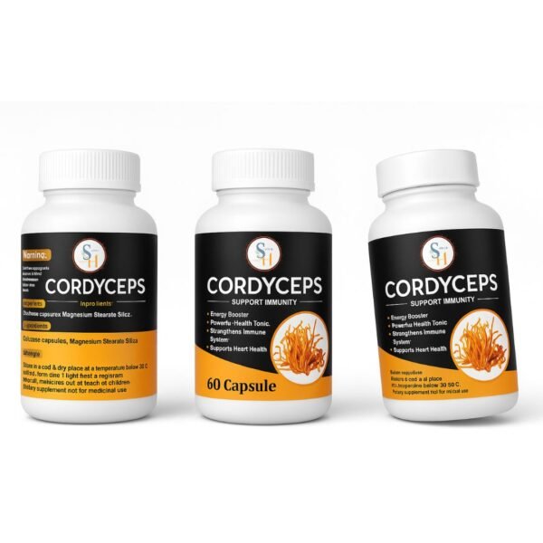 Shivherbals Cordyceps Capsules - 60 Capsules - Image 4